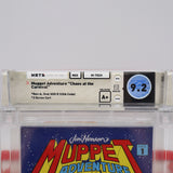 JIM HENSON'S MUPPET ADVENTURE: CHAOS AT THE CARNIVAL - WATA GRADED 9.2 A+! NEW & Factory Sealed with Authentic H-Seam! (NES Nintendo)