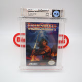 IRONSWORD: WIZARDS & WARRIORS II 2 - WATA GRADED 9.4 A+! NEW & Factory Sealed with Authentic H-Seam! (NES Nintendo)