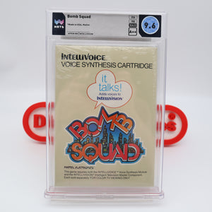 BOMB SQUAD - WATA GRADED 9.6 A++! NEW & Factory Sealed! (Intellivision)