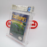 STAR TROPICS - WATA GRADED 8.0 A! NEW & Factory Sealed with Authentic H-Seam! (NES Nintendo)