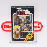 EWOK: PAPLOO - AFA GRADED 80 NM 79 BACK - NEW Authentic & Factory Sealed! (MOC Vintage Star Wars Figure)