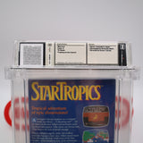 STAR TROPICS - WATA GRADED 8.0 A! NEW & Factory Sealed with Authentic H-Seam! (NES Nintendo)