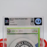 ROCKSTAR GAMES PRESENTS: TABLE TENNIS - WATA GRADED 9.6 A! NEW & Factory Sealed! (XBox 360)