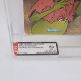 URGAH LADY GORNEESH WITH COLLECTOR'S COIN! AFA GRADED 80 NM 6 BACK - NEW Authentic & Factory Sealed! (MOC Vintage Star Wars EWOKS Figure)