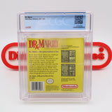 DR. MARIO / DOCTOR MARIO - CGC GRADED 9.4 A+! NEW & Factory Sealed with Authentic H-Seam! (Game Boy Original)