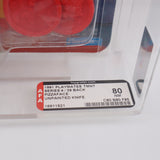 PIZZAFACE / PIZZA FACE - 1990 PLAYMATES - AFA GRADED 80 NEW Authentic & Factory Sealed! (Vintage TMNT Figure)