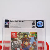 SUPER MARIO ODYSSEY - WATA GRADED 9.2 A+! NEW & Factory Sealed! (Nintendo Switch)