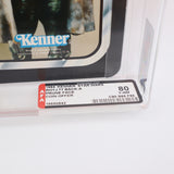 PRUNE FACE WIT COIN OFFER - AFA GRADED 80 Y-NM 77 BACK - NEW Authentic & Factory Sealed! (MOC Vintage Star Wars Figure)