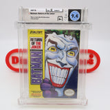 BATMAN: RETURN OF THE JOKER - WATA GRADED 9.4 B+! NEW & Factory Sealed! (NES Nintendo)