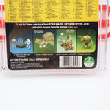 PRUNE FACE WIT COIN OFFER - AFA GRADED 80 Y-NM 77 BACK - NEW Authentic & Factory Sealed! (MOC Vintage Star Wars Figure)