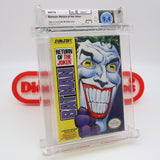 BATMAN: RETURN OF THE JOKER - WATA GRADED 9.4 B+! NEW & Factory Sealed! (NES Nintendo)