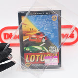 LOTUS II 2 RACING - NEW & Factory Sealed with Authentic V-Overlap Seam! (Sega Genesis)