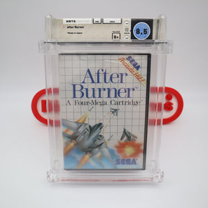 AFTER BURNER - WATA GRADED 8.5 B+! NEW & Factory Sealed! (SMS Sega Master System)