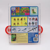GENGHIS FROG PROOF CARD! 1989 PLAYMATES - AFA GRADED 75+ EX+/NM NEW Authentic & Unused! (Vintage TMNT)