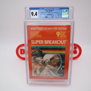 SUPER BREAKOUT - CGC GRADED 9.4! NEW & Factory Sealed! (Atari 2600)