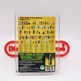 HAN SOLO (IN TRENCH COAT) - AFA GRADED 75 Y-EX+/NM 77 BACK - NEW Authentic & Factory Sealed! (MOC Vintage Star Wars Figure)
