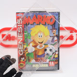 MARKO FUTBOL / SOCCER ADVENTURE - NEW & Factory Sealed with Authentic V-Overlap Seam! (Sega Genesis)