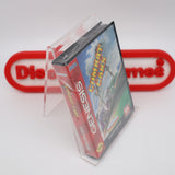 COMBAT CARS (CLAMSHELL POP 1!) NEW & Factory Sealed with Authentic V-Overlap Seam! (Sega Genesis)