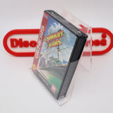 COMBAT CARS (CLAMSHELL POP 1!) NEW & Factory Sealed with Authentic V-Overlap Seam! (Sega Genesis)