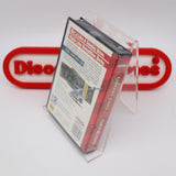 COMBAT CARS (CLAMSHELL POP 1!) NEW & Factory Sealed with Authentic V-Overlap Seam! (Sega Genesis)