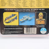 NIEN NUNB WITH COIN OFFER (POP 1, HIGHEST!) - CAS GRADED 80 Y-NM 65 BACK - NEW Authentic & Factory Sealed! (MOC Vintage Star Wars Figure)