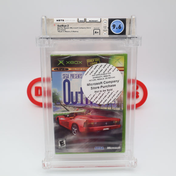 OUTRUN 2 / OUT RUN II - EMPLOYEE COPY! CGC GRADED 9.6 A+! NEW & Factory Sealed! (XBOX)