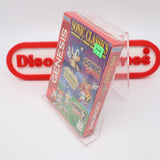 SONIC CLASSICS (SONIC THE HEDGEHOG 1 2 & ROBOTNIK) - NEW & Factory Sealed with Authentic 3-Sided Seam! (Sega Genesis)