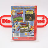 SONIC CLASSICS (SONIC THE HEDGEHOG 1 2 & ROBOTNIK) - NEW & Factory Sealed with Authentic 3-Sided Seam! (Sega Genesis)