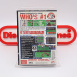 BILL WALSH COLLEGE FOOTBALL - THICK CLAMSHELL CASE & 4-WAY PLAY STICKER! NEW & Factory Sealed with Authentic V-Overlap Seam! (Sega Genesis)