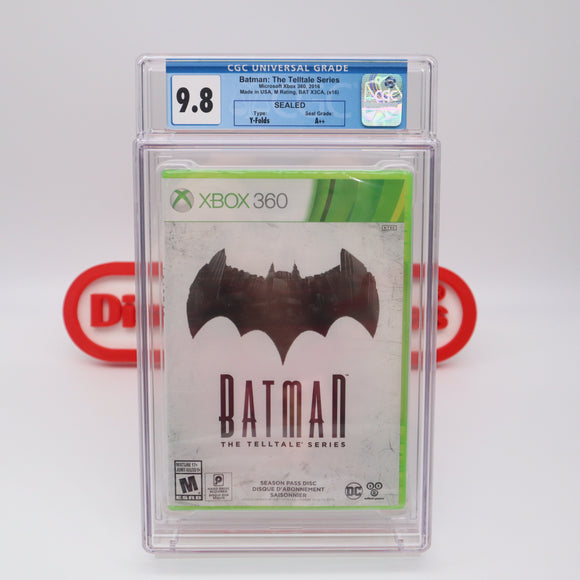 BATMAN: THE TELLTALE SERIES - CGC GRADED 9.8 A++! NEW & Factory Sealed! (XBox 360)