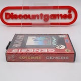 COLUMNS (SEGA CLASSICS VARIANT) - NEW & Factory Sealed with Authentic V-Overlap Seam! (Sega Genesis)