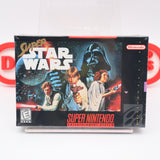 SUPER STAR WARS (THE ORIGINAL!) - NEW & Factory Sealed with Authentic V-Seam! (SNES Super Nintendo)