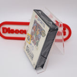 FIFA INTERNATIONAL SOCCER - THICK CLAMSHELL EA LIMITED EDITION 1ST ROUND STICKER & 4-WAY PLAY STICKER! NEW & Factory Sealed with Authentic V-Overlap Seam! (Sega Genesis)