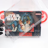 SUPER STAR WARS (THE ORIGINAL!) - NEW & Factory Sealed with Authentic V-Seam! (SNES Super Nintendo)