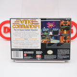 WING COMMANDER - NEW & Factory Sealed with Authentic V-Seam! (SNES Super Nintendo)