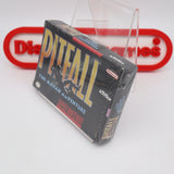 PITFALL: THE MAYAN ADVENTURE - NEW & Factory Sealed with Authentic H-Overlap Seam! (SNES Super Nintendo)