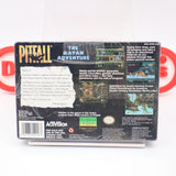 PITFALL: THE MAYAN ADVENTURE - NEW & Factory Sealed with Authentic H-Overlap Seam! (SNES Super Nintendo)