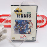 IMG INTERNATIONAL TOUR TENNIS (WATA POP 0!!!) NEW & Factory Sealed with Authentic V-Overlap Seam! (Sega Genesis)