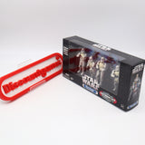 STAR WARS: CLONE TROOPER TROOP BUILDER 4-PACK - ENTERTAINMENT EARTH EXCLUSIVE! NEW Authentic & Factory Sealed!