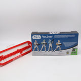 STAR WARS: CLONE TROOPER TROOP BUILDER 4-PACK - ENTERTAINMENT EARTH EXCLUSIVE! NEW Authentic & Factory Sealed!