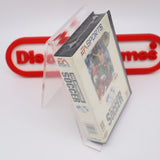FIFA INTERNATIONAL SOCCER - THICK CLAMSHELL EA LIMITED EDITION 1ST ROUND STICKER! NEW & Factory Sealed with Authentic V-Overlap Seam! (Sega Genesis)