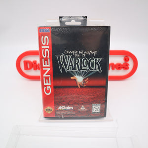 BEWARE THE ULTIMATE EVIL OF WARLOCK - NEW & Factory Sealed! (Sega Genesis)