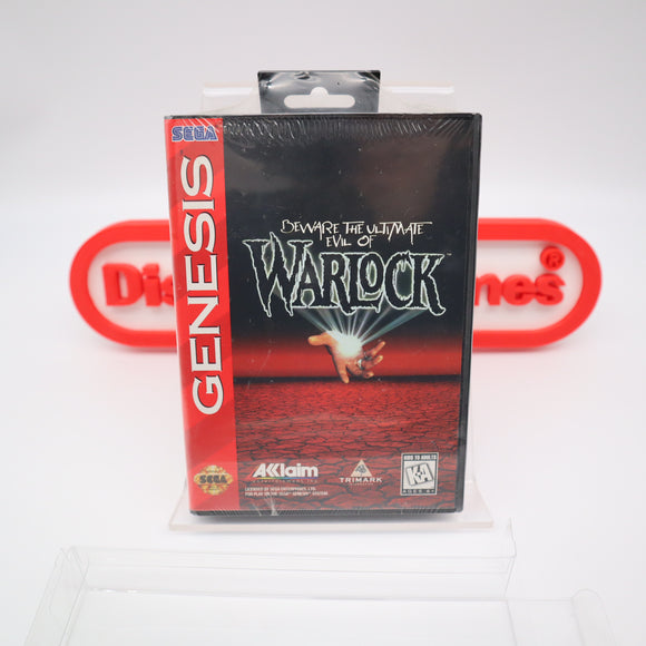 BEWARE THE ULTIMATE EVIL OF WARLOCK - NEW & Factory Sealed! (Sega Genesis)