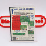 FIFA INTERNATIONAL SOCCER - THICK CLAMSHELL EA LIMITED EDITION 1ST ROUND STICKER! NEW & Factory Sealed with Authentic V-Overlap Seam! (Sega Genesis)