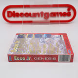 ECCO THE DOLPHIN JUNIOR / ECCO JR. - NEW & Factory Sealed with Authentic 3-Sided Seam! (Sega Genesis)
