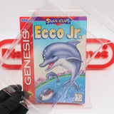 ECCO THE DOLPHIN JUNIOR / ECCO JR. - NEW & Factory Sealed with Authentic 3-Sided Seam! (Sega Genesis)