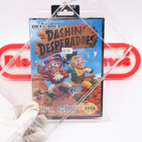 DASHIN' DESERADOES - NEW & Factory Sealed with Authentic LR Tube Seal! (Sega Genesis)