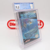 SILENT SERVICE - CGC GRADED 9.2 A! NEW & Factory Sealed with Authentic H-Seam! (NES Nintendo)