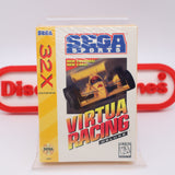 VIRTUA RACING DELUXE - NEW & Factory Sealed with Authentic 3-Sided Seam! (Sega Genesis 32X)