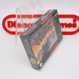 F-ZERO / FZERO w/ UPSIDE DOWN RECYCLING SYMBOL! NEW & Factory Sealed with Authentic H-Overlap Seam! (SNES Super Nintendo)